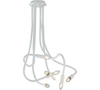 LUCE ambiente Design sospensione Lover braccia flessibili 6 luci bianco Bianco