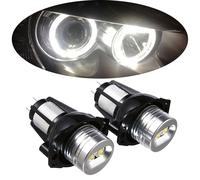 Luce Angel Eyes ad alta potenza 12W 12V 6000K compatibile con BMW E90 E91