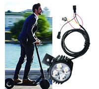 Luce anteriore e-bike resistente all'usura 12-80V 2 in 1 3 linee grande luce ner