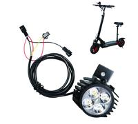 Luce anteriore e-bike resistente all'usura 2 in 1 3 linee plastica ABS grande lu