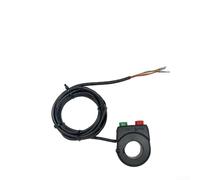 Luce anteriore e interruttore faro per bicicletta elettrica 2 in 1, cavo da 150 cm, in plastica nera, compatibile con la maggior parte degli scooter elettrici