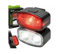 Luce anteriore + posteriore per bicicletta VAYOX VA0155 Set, 200lm,