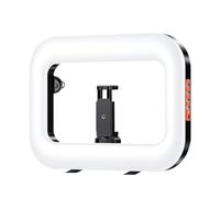 Luce Anulare Portatile Per Telefono - Lampada Portatile Ricaricabile Type C | Luce Supporto Telefono | 21,8x29,5cm, ABS, Per Streaming Live Visione Viaggio Concerto Campeggio Scuola Uffici Lavoro Quot