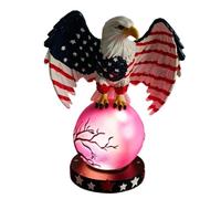 Luce aquila decorativa a LED patriottica, alimentata tramite USB e collegabile