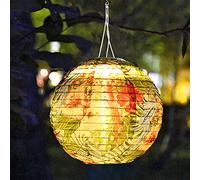 Luce arrotondata a led in nylon impermeabile illuminazione appesa a una luce calda stampata da 10 pollici per la decorazione delle feste di compleanno per le vacanze (un 1 pezzi)