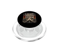 Luce attraverso la tempesta Matthew 514 Versetto della Bibbia Cristiana PopSockets PopGrip per MagSafe