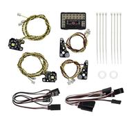 Luce Auto Rc Compatibile Con Traxxas Per TRX-4 Per Defender 1/10 RC Modello Di Accessori Per Auto Sistema Di Illuminazione Luci Posteriori Anteriori Gruppo Lampada Kit Luce Anteriore