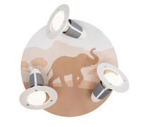 Luce Bambini Plafoniera Elefant Licht-Erlebnisse Runa 29 cm 3 Luce E14