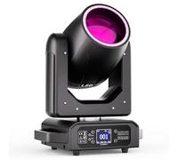 Luce Beam a Teste Mobili da 200 W, Luce da Palco a LED RGB con 18 Prismi 7+1 Colori 11+1 Motivi d-mx512 Controllo Audio per Club Feste Concerti Discoteche DJ Natale