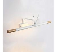 Luce bianca per specchio del bagno, luce frontale a specchio a LED in resina con testa della lampada girevole, luce bianca calda 3000K, luce moderna per armadietto a specchio luce per hotel ristorante