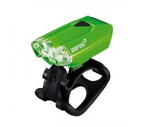 Luce Bici Anteriore INFINI LAVA 80 Lumen USB Ricaricabile Verde