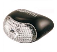 Luce Bici Anteriore LED Smarte-Line a Batteria - Fissa/Lampeggiante, Nera