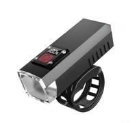 Luce Bici LED Ultra Luminosa Display Digitale 3 Mode | 3 modalità luce, per forte debole per flash, sicurezza notte, display digitale , USB ricaricabile