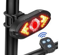Luce Bici Super Luminosa LED Indicatore Direzione Lampada Telecomando Fanalini P