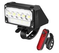 Luce Bicicletta Doppio LED Sensore Intelligente con Impermeabile e Antiriflesso