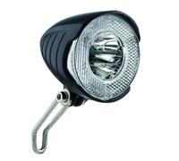 Luce Bicicletta Frontale Lampada Fanale LED Dinamo 30 Lux Riflettore