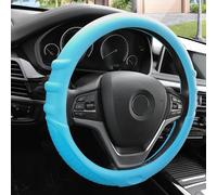 Luce Blu Sterzo Ruota Cover Silicone per Auto SUV Universale Montaggio