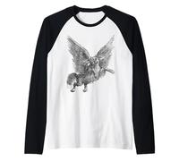 Luce Canina occulta Contro Ombra Maglia con Maniche Raglan