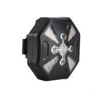 Luce Ciclismo Rossa e Multi-Modalità Visibilità Luce Ciclismo | Ricarica Type-C veloce, modalità per lampeggiante fissa sequenziale, ABS , visibilità 120 gradi