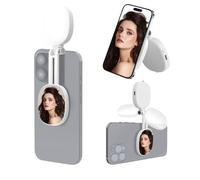 Luce circolare Telefono Fotocamera Accessorio 3 Modalità di Illuminazione Braccio retrattile Design Pieghevole Studio Per La Creazione di Contenuti LED Luce Ritratto Individuale