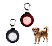 Luce Collare Cane a LED, 2 Pezzi Luci di Sicurezza Impermeabili IP67 per Collari Cani con Clip, Ricaricabile Tramite USB, Luce Luminoso LED per Animali Domestici Passeggiate Notturne, Corsa, Campeggio