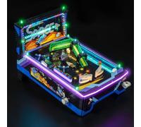 Luce compatibile con la macchina Lego Arcade Pinball (versione classica) | 11374, BrickBling Display Light, LED ad alta densità, profondità visiva migliorata, nessun modello incluso