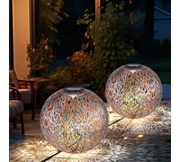 Luce con Picchetto Lampada per Esterni Solare Terrazza Orientale LED 2er Set