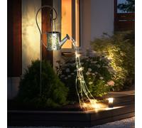 Luce con Picchetto Lampada Solare Aupenleuchte LED Decorazione Giardino Argento
