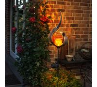 Luce con Picchetto Lampada Solare Esterno LED Decorazione Tavolo Giardino Luci