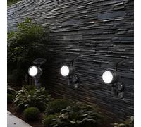 Luce con Picchetto Lampada Solare per Esterni da Giardino Mobile LED 2er Set