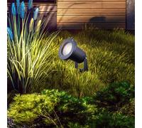 Luce con Picchetto per Esterni Lampada Spot Faretto Giardino Patio Girevole LED