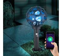 Luce con Piedistallo Piantana Esterni LED Sensore Smart RGB App Comando Dimmbar