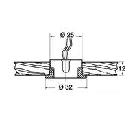 Luce cortesia Circinus 12/24 V blu - 1 PZ Osculati - 13.478.03 - 1347803