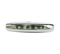 Luce cortesia cromata 5 LED blu - 1 PZ Osculati - 13.187.02 - 1318702