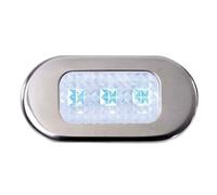 Luce cortesia inox 3 LED blu - 1 PZ Osculati - 13.181.03 - 1318103