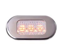 Luce cortesia inox 3 LED gialli - 1 PZ Osculati - 13.181.01 - 1318101