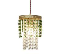 Luce cristallina Lampada di Rame Moderno, Elegante Illuminazione del soffitto Goccia la casa Decorazione lampadario, lampade a Sospensione E27 per Camera da Pranzo