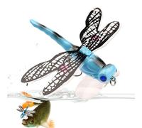 Luce da a liberfoglio - esca Dragonfly da 7,5 cm/6,2 g | Escas realistica di insetti con acqua con gancio | Escas a forma di mosca per azione di onde di superficie, ideale per stagni, laghi