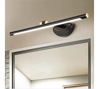 Luce da Bagno Impermeabile Della Luce Dello Specchio Della Lampada Del Gabinetto Dello Specchio Della Luce Del Trucco Dell'Alluminio Della Luce da Bagno per la Camera da Letto, L'Hotel/Black 41Cm