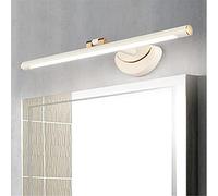Luce da Bagno Impermeabile Della Luce Dello Specchio Della Lampada Del Gabinetto Dello Specchio Della Luce Del Trucco Dell'Alluminio Della Luce da Bagno per la Camera da Letto, L'Hotel/White 51Cm