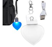 Luce da borsetta a di cuore, luce in silicone, luce a LED per borsa, luce notturna a di cuore che si illumina sulla borsa, luce da borsetta | luce a di cuore