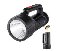 Luce da campeggio ricaricabile: set LED 8 COB ad alta potenza, lampada da tenda da 10 W, torcia portatile portatile, fascio di riflettore potente, segnale, ricaricabile tramite USB-C, custodia im