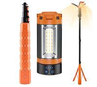 Luce Da Campeggio Telescopica - Lanterna Da A LED Con Batteria Da 10000 MAh, Torcia Portatile Magnetica, Lampada Dimmerabile Con Supporto Per Treppiede, Faro Da Lavoro Esterno Per Garage Da Pesc