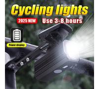 Luce da ciclismo professionale portatile e compatta, design a luce diffusa ampia per una visione più chiara, facile installazione con opzioni di montaggio sia anteriore che superiore, impermeabile per
