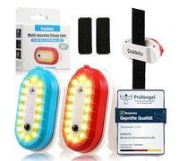 Luce da Corsa Ricaricabile, Luce Notturna per Cani USB C, Luce da Corsa a Clip con 4 Modalità di Illuminazione, Luce di Sicurezza Notturna a Induzione per Corsa, Passeggiate, Collare per Cani