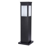 Luce da cortile Quadrato Classico IP65 Impermeabile Palo da giardino Paletto luminoso Lampada da palo alto Lampada da colonna per esterni antipioggia Lanterna a pilastro Alluminio Metallo Vialetto