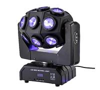 Luce da discoteca, 180 W, RGB LED da discoteca, luce da discoteca, luce da discoteca, luce da discoteca, con 3 modalità di controllo, per discoteca, per feste, bar, Halloween, Natale