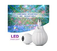 Luce da Discoteca A Forma di Palla, con Controllo Vocale e Flash, LED E27, Ideale per DJ, Palcoscenici, Feste di Compleanno e Carnevale In Ambienti