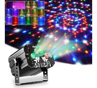 Luce da discoteca per feste, decorazione per feste, luce discoteca, luce DJ, guidata dalla musica, con telecomando USB, 61 motivi diversi, palla da discoteca per karaoke, riunione di famiglia,