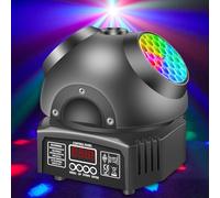 Luce da discoteca, T115 luce per feste, con luce LED RGB, proiettore da DJ, controllo musicale, luci DMX, per KTV, riunioni di famiglia, matrimoni, compleanni, Halloween